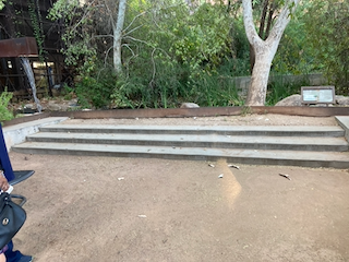 low-res photo of the garden steps